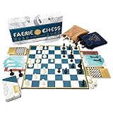Faerie Chess - Play Classic Chess with New Pieces - Rediscover The Family Strategy Board Game - 32 Traditional Chess Pieces for Beginners, 28 Custom Pieces with New Rules for Advanced Play