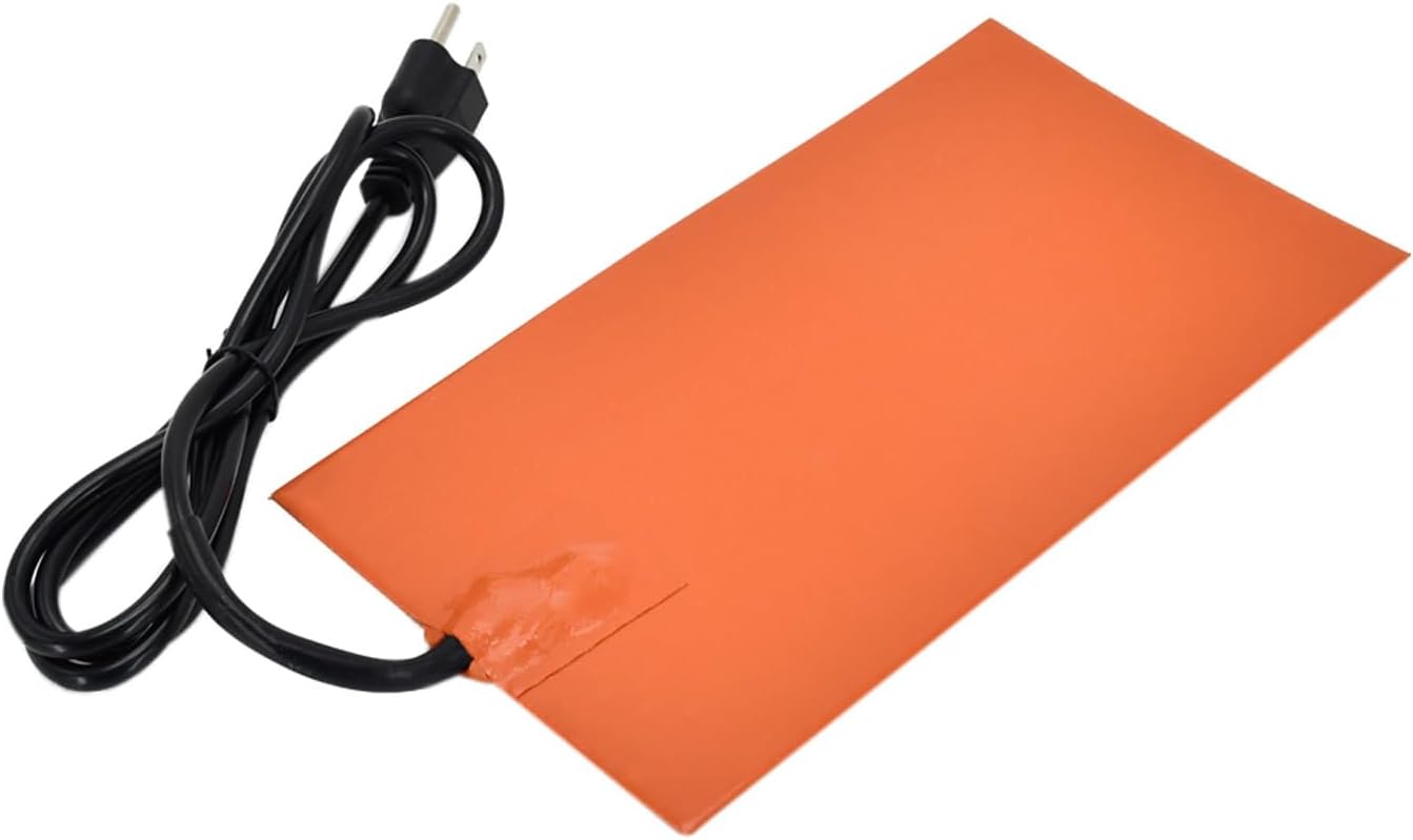 Silicone Pad Heater 3400034 Compatible with Engine Oil Transmission Fluid Reservoir Biofuel Hydraulic Fluid