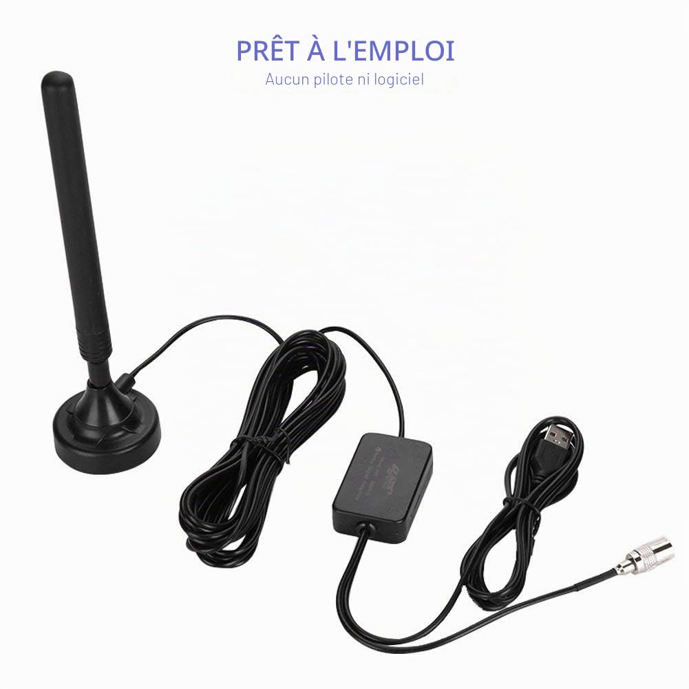 Vbestlife Antenne FM dipôle Portable amplificateur antenne FM Haute fréquence 85-112 MHz Installation Simple