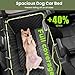 pecute Hundedecke Auto Rückbank für LKW 145 * 73 cm, Hartboden Hund Auto Rückbank, Hochwertig Wasserdicht, Leicht zu Reinigen und Einfach zu Verstauen, für Full Size SUV/LKW, bis zu 150 kg