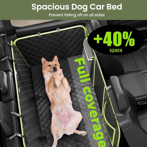 pecute Hundedecke Auto Rückbank für LKW 145 * 73 cm, Hartboden Hund Auto Rückbank, Hochwertig Wasserdicht, Leicht zu Reinigen und Einfach zu Verstauen, für Full Size SUV/LKW, bis zu 150 kg