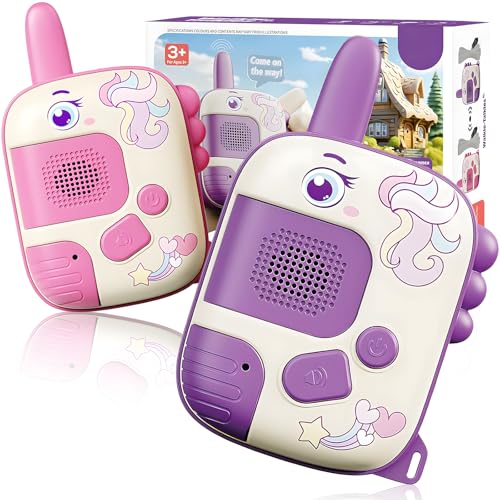Walkie-Talkie para Niñas, Set de Dos Juguetes de...