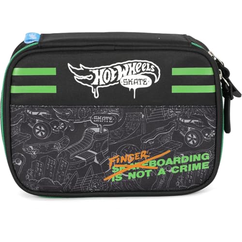 Estojo Box, Luxcel, Hot Wheels, Verde, G