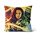 poduszki Wonder Woman poduszki nadruk bawełniana poduszka poduszka na krzesło poduszka luksusowe dzieło sztuki 45 x 45 cm
