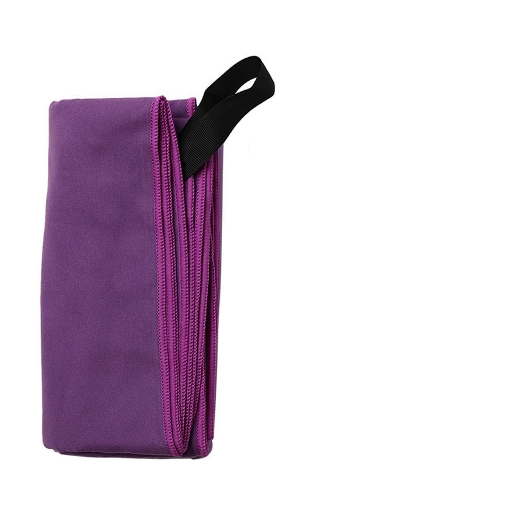 BAOHUIMS Microfiber Towel for Body Fitness Towel Swimming Serviette(Purple)
