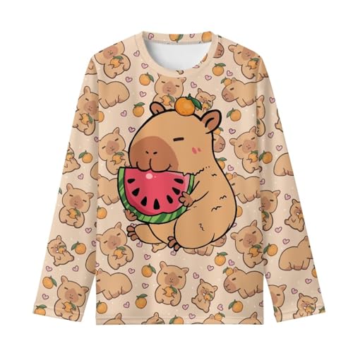 Image of Kids Long Sleeve Shirts for Girls 3-16 Year Old Cute Clothes for Teen Girls Casual Workout Tops