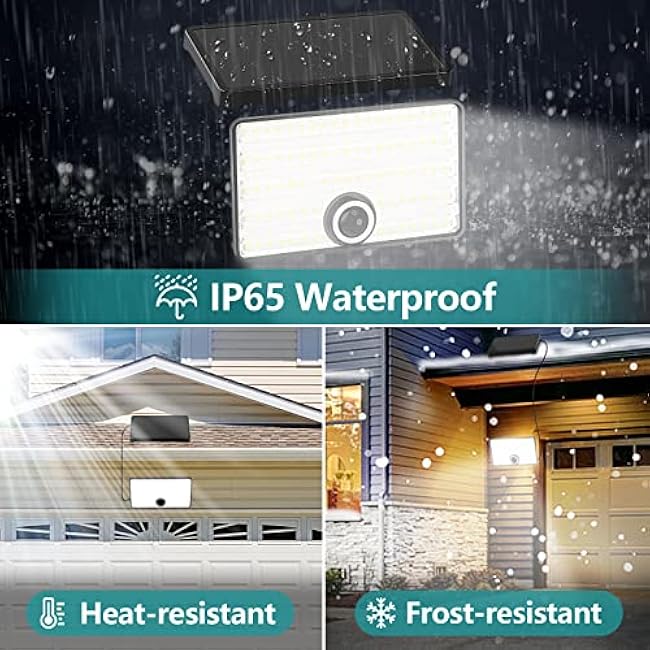 Motion Sensor Outdoor Lights,2000 Lumens 88 LED Solar Motion Sensor Lights Waterproof Security ,Wall Mount Dusk to Dawn Sensor Outdoor Lighting for Front Door Shed Patio Barn Garden Garage (2 Pack£©