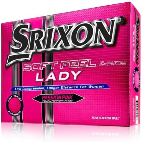 1 Dozen Srixon Soft Feel Lady Pink 2015 Golf Balls