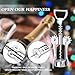 LEPLION All in One Wine Cork Screw Bottle Opener, Wine Opener, Wing Corkscrew Wine Bottle Opener with Multifunctional Bottles Opener