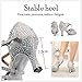 Imagen de HIPPOSEUS Zapatos de Baile Latino Plateado para Mujer con Pedrería Moderna Salsa y Bachata Zapatos de Baile de Salón Tacón Alto 7