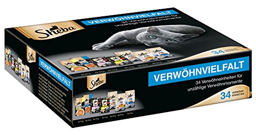 Sheba Veelzijdig Pakket, Gevarieerde Kattenvoeding Met Sheba Soup, Fresh En Fine En Romige Snacks, 1,5 kg