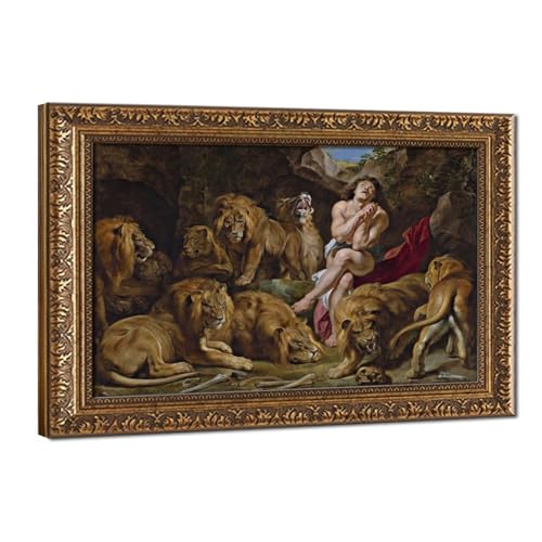 Toile Daniel dans la fosse des lions Rubens pour sublimer votre décoration de bureau