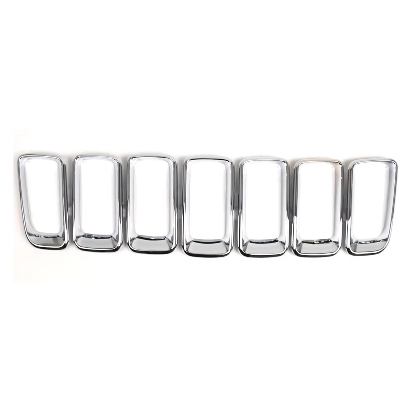 Parrilla central delantera para Jeep Compass 2011-2016, cubiertas de rejillas de parachoques 7