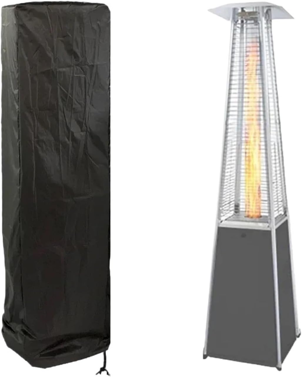 Patio Heater Cover Patio Heater Covers,210D Waterproof Heater Cover for Standing Heater Pyramid Torch Patio Heaters Outdoor Furniture,Dustproof