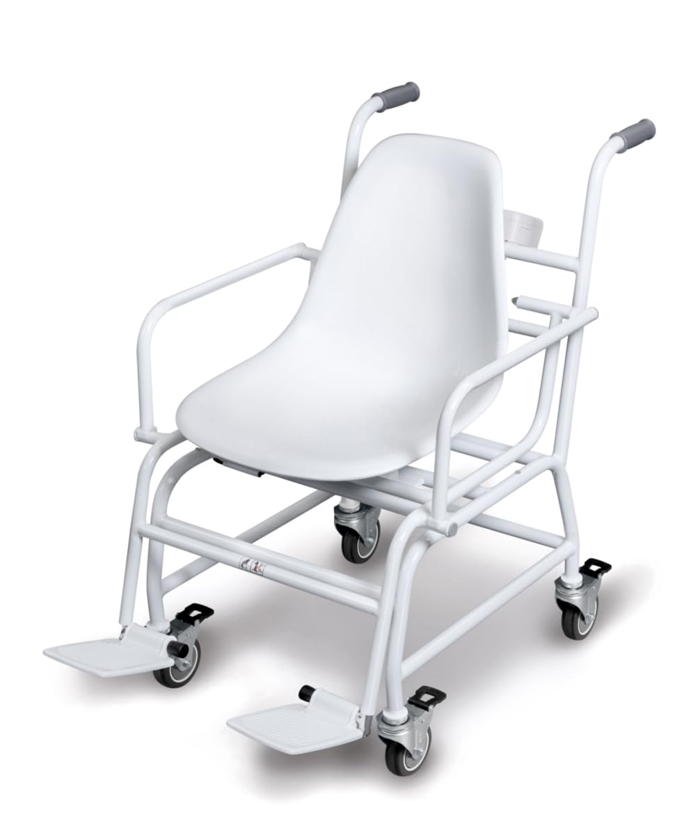 KERN MCF 300K-1M - Bilancia da sedia mobile per diagnostica medica, leggibilità [d]: 100 g, portata di peso [max]: 300 kg, rovere