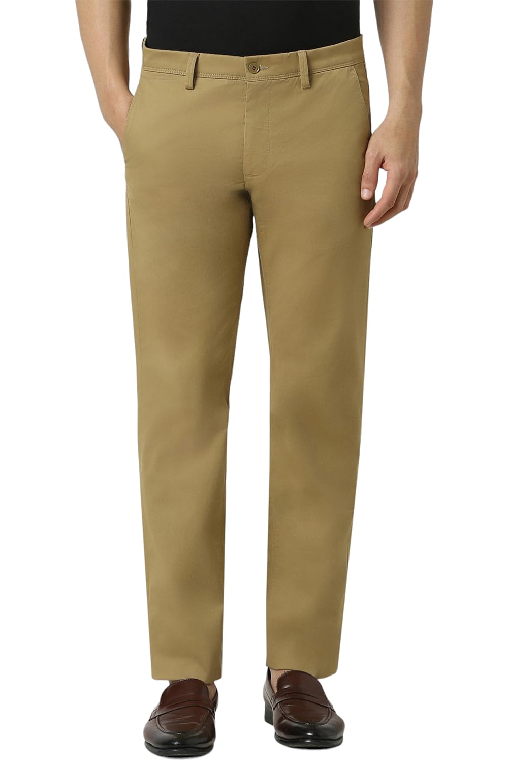 van heusen Men's Regular Fit Mid Rise Pants-picture-12