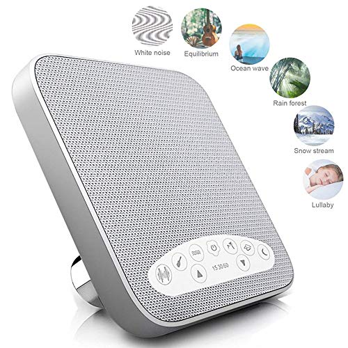 White Noise Machine, Portable Sleep Sound Machine Suitable for Home, Office, Travel, with 6 Soothing - //coolthings.us