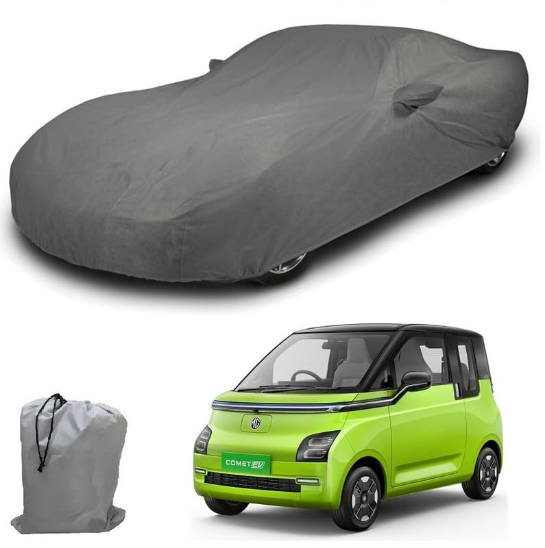 Image of ARCUATE Triple Layer Custom fit Car Body Cover for MG Comet |Top Layer Dustrproof | Middle Layer Waterproof | Bottom Layer Scratch Protection | Outdoor Indoor Fabric