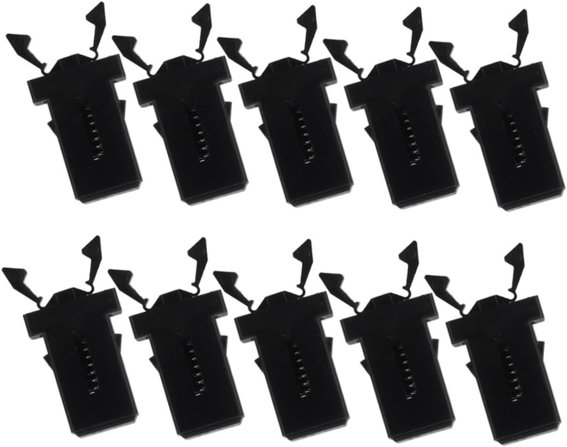 Amosfun 25pcs Press Buckles for Trash Can Lid Replacement Secure Snap Latch Clips for Garbage Bin Locks Easy Installation and Trash Can Buckle Clips for Kitchen Office Bathroom Use