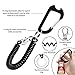 HOTEMIA Phone Tether Lanyard Anti Theft Strap with Carabiner - Anti-Drop Outdoor Accessory for Skiing, Hiking, Cycling, Fishing & Climbing - Fit Most Cell Phones (Black+Black)