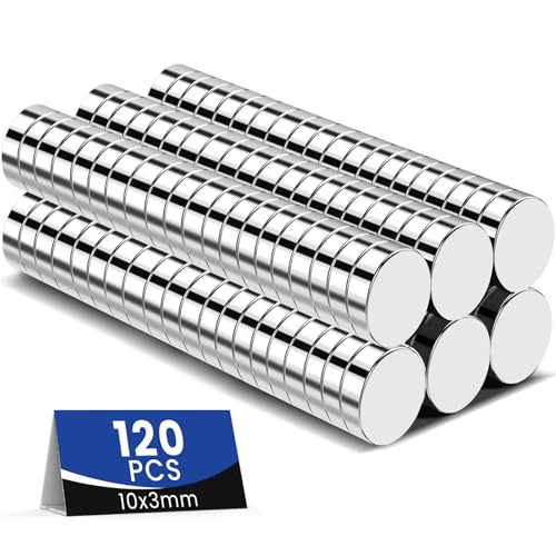 Image of Refrigerator Magnets, 120 Pcs Rare Earth Magnets, Neodymium Fridge Magnet Whiteboard Magnets for Crafts, DIY, Office, Dry Erase Board | Neodymium Fridge Magnet Whiteboard Magnets for Crafts, DIY, Office, Dry Erase Board