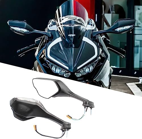 Snake-Head Adjustable Racing Mirrors For Honda CBR1000RR 2006-2007 – CNC Aluminum Black