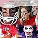 FREEORR 3 Colors Blue White Red Face Body Paint Stick, Blue White Red Flag Color Face Paint for Baseball/Football/Halloween Accessories Vampire/Joker/Clown Makeup Cream Face& Body Paint Easy to Blend