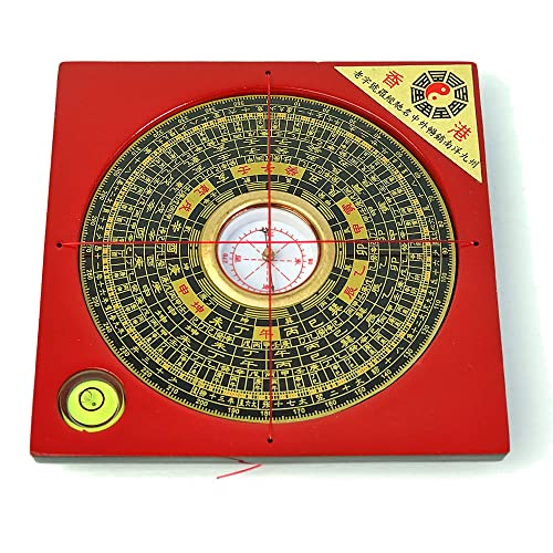 Brújula Feng Shui Profesional Madera 4.3 pulg miniatura 1