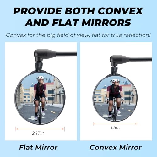 ROCKBROS 5.5cm Flat Glass Helmet Mirror