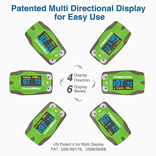 Image of Choicemmed MD300C53 Pediatric (Kids) Pulse oximeter, Specially design for Kids(Multicolor)