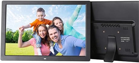 YJF-SMXK Digitaler Bilderrahmen 17-Zoll-elektronischer Bilderrahmen 1440X900 Hohe AuflAsung mit Fernbedienung Automatisches DrehenKalenderWeckerFoto MP4 Video PlayeBlack YJF-SMXK Digitaler Bilderrahmen 17-Zoll-elektronischer Bilderrahmen 1440X900 Hohe AuflAsung mit Fernbedienung Automatisches DrehenKalenderWeckerFoto MP4 Video PlayeBlack