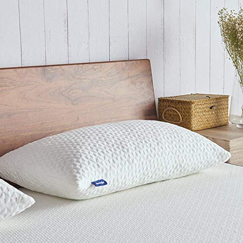 Sweetnight Pillows for Sleeping-Shredded Gel Memory Foam Pillow with Removable Cooling Cover,Adjustable Loft