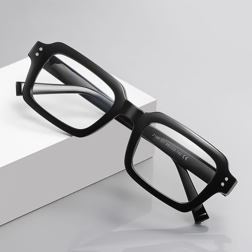 Occhiali moda Montatura per uomo Occhiali con lenti trasparenti per donna Acetato unisex
