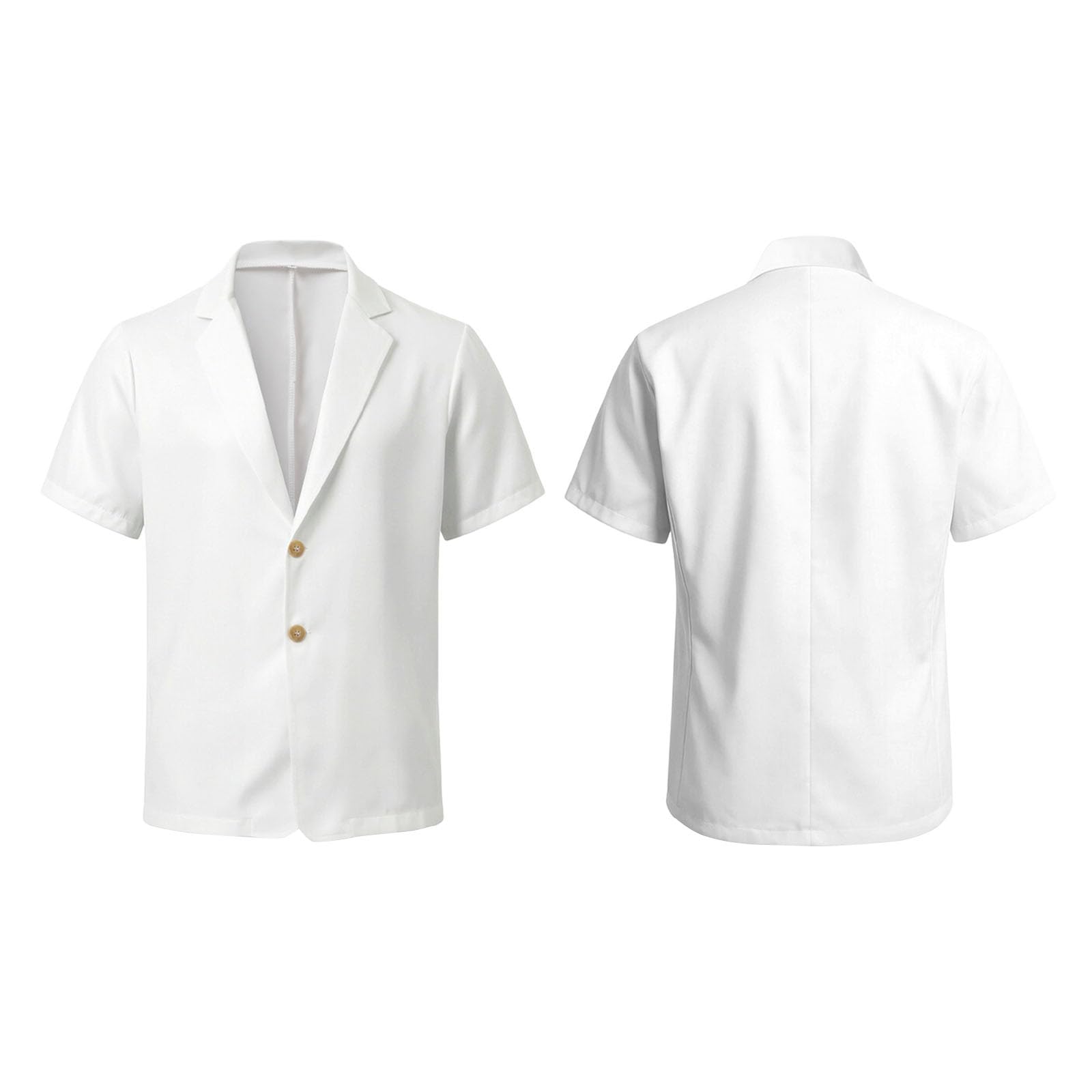 Générique Costume 2 Pièces Pour Homme Avec Veste À Manches Courtes Et Pantalon Court Pour Homme - Léger Sportif - Tenue Décontractée Pour L'Été, La Plage, Les Garçons D'Honneur, Le Mariage