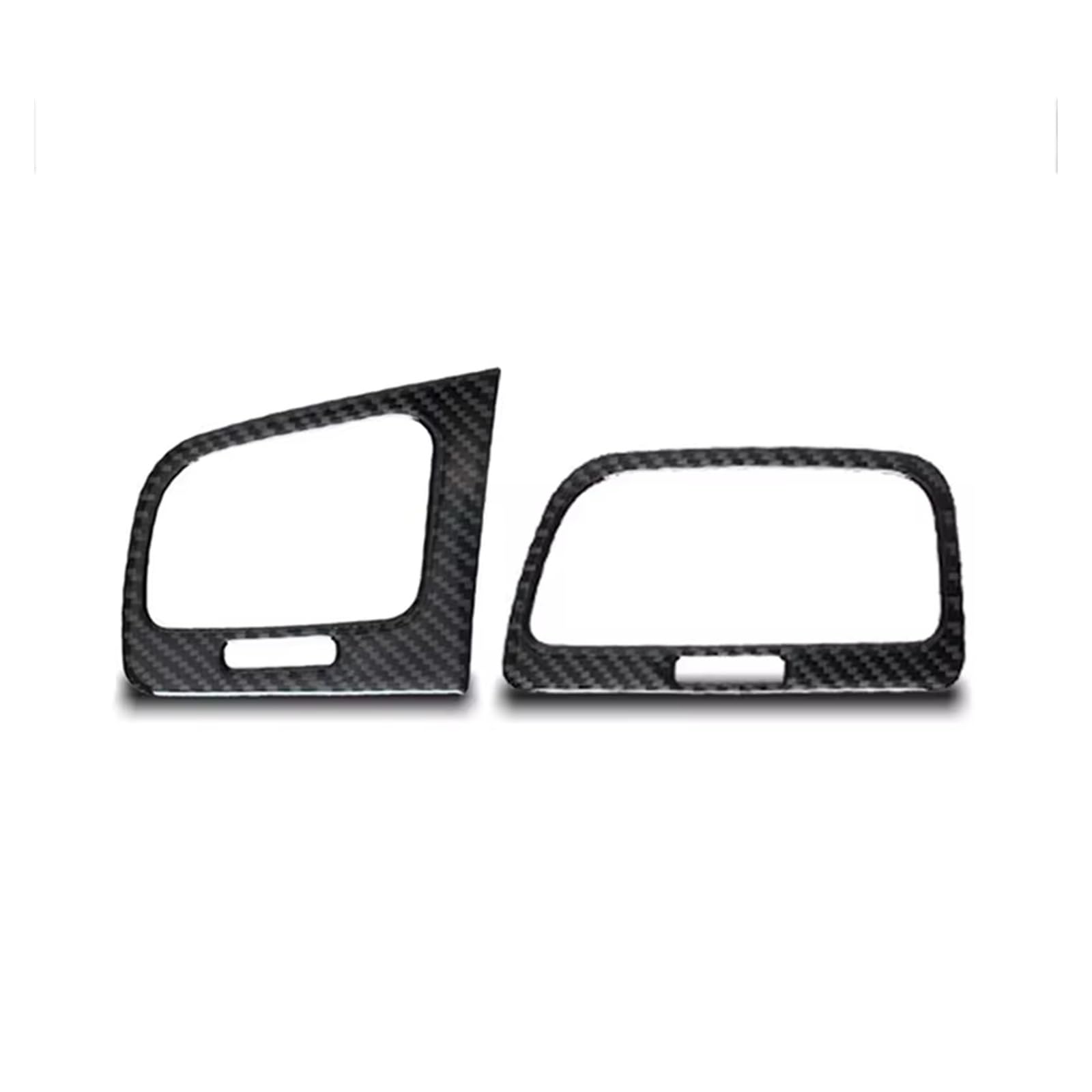 Car Accessory for Golf 7 MK7 2014-2019 LHD Carbon Fiber Car Sticker Side Air Vent Outlet Cover Trim Decal Accessories 2 Pieces Interior Mouldings