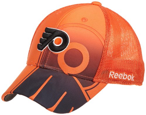 NHL Philadelphia Flyers Game Day Structured Flex Cap- Tx75Z, Orange, Large/X-Large