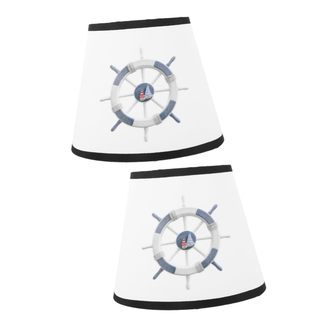 Mipcase Paralume In Tessuto Da 2 Pezzi Paralume Dipinto Piccolo Per Lampada Da Tavolo Lampadario Speciale Decorazione Per Ristorante E Hotel Lanterna Cerchio