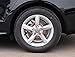 99 Carpro 4PCS Silver Wheel Center Hub Caps with Car Tire Air Valve Caps for Audi Car Styling Decoration Accessories (Silver)