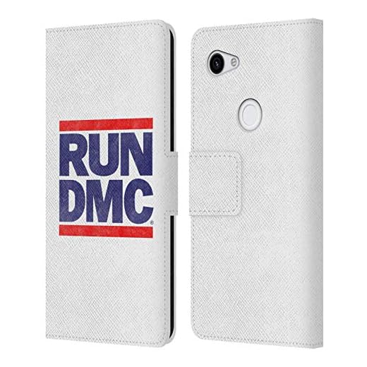 Head Case Designs Officiellt Licensierade Run-D.M.C. Silhouette Sverige Nyckel konst Läder Book Plånboksfodral Kompatibelt med Google Pixel 3a