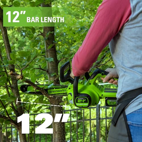 Image of Greenworks 12 inch Bar and Chain Combo, 3 /8 inch Pitch, .043 inch Gauge, 45 DL, Genuine Greenworks Replacement Part