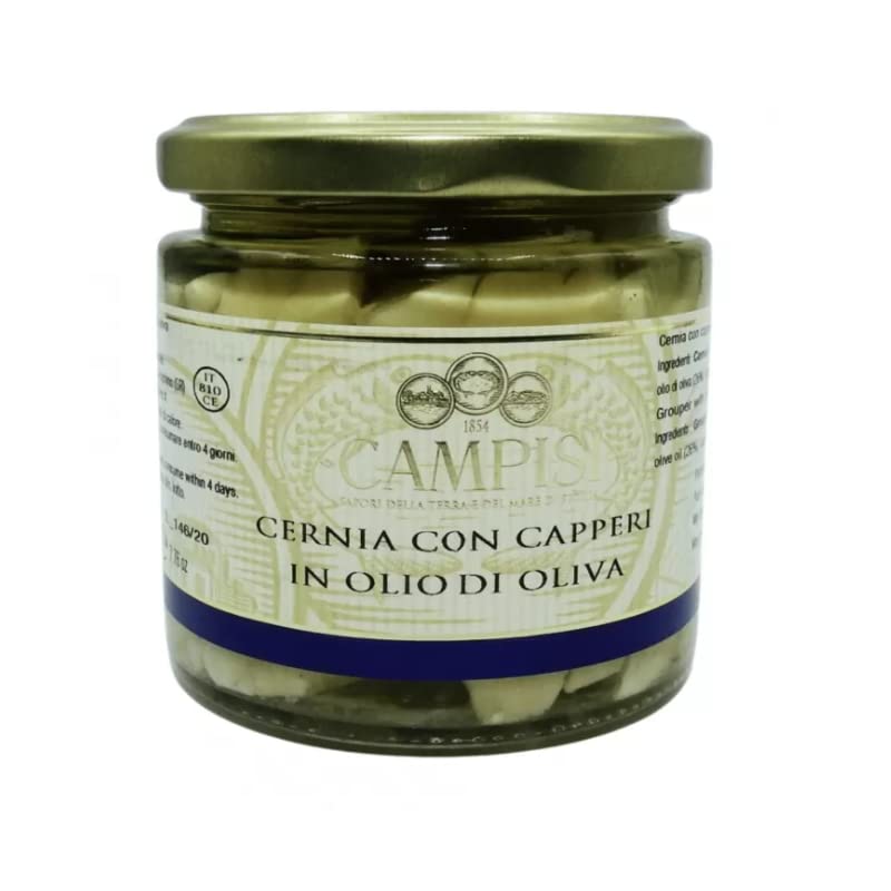 SICILIA BEDDA CAPACI Mero Siciliano con alcaparras, 220g