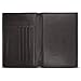 Leather Passport Holder, Travel Wallet with RFID Blocking (Black)