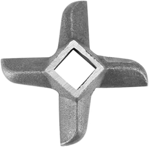 Cuchillas para picar carne, mezclador de carne, repuesto de cortador de cuchillo de acero, en forma de cruz, accesorio profesional para picadora de