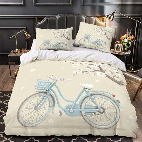 Housse de couette cœurs hypoallergénique avec fermeture éclair king size
