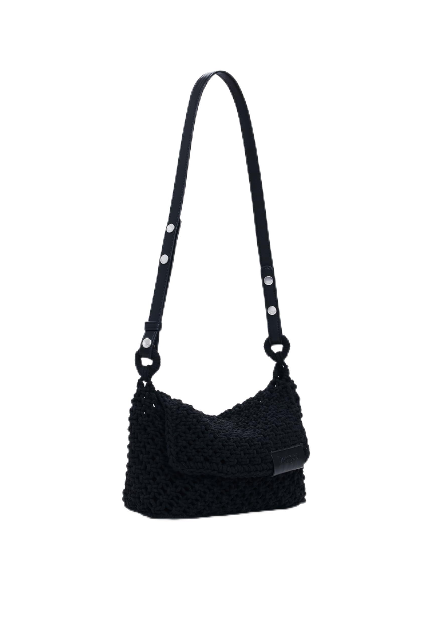 Desigual Damen 25SAXA26 Bag_Braided Cord_Venecia, Black