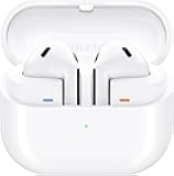 SAMSUNG Galaxy Buds 3 AI True Wireless Bluetooth Earbuds, Sound Optimization, Real-Time Interpreter, Noise Cancelling, Redesigned Fit, Touch Control, Latin American Version (White) (Renewed)