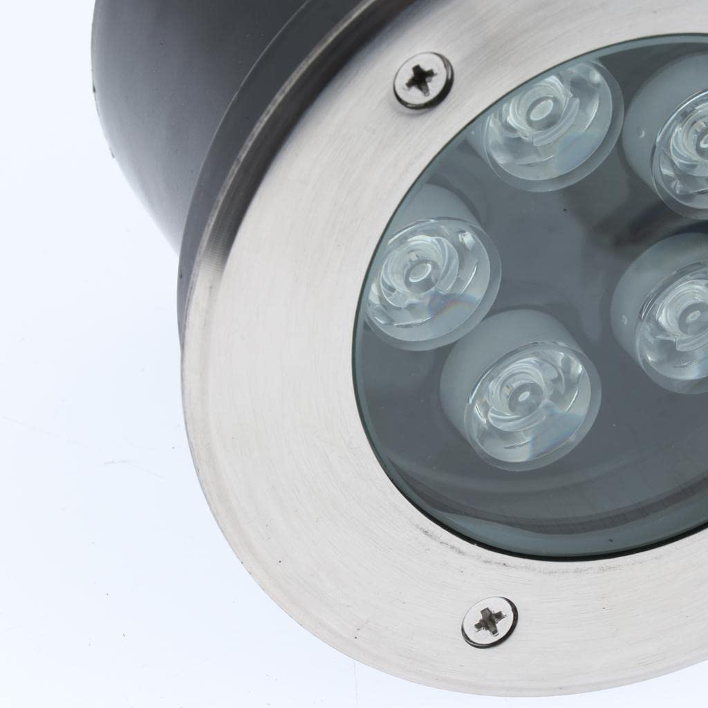 Colcolo Unterwasser LED Licht Stromsparende Teichbeleuchtung Einbauleuchte Edelstahl Aluminiumlegierung Langlebig Wartungsarm für Park Schwimmbecken Garten Br, Blau