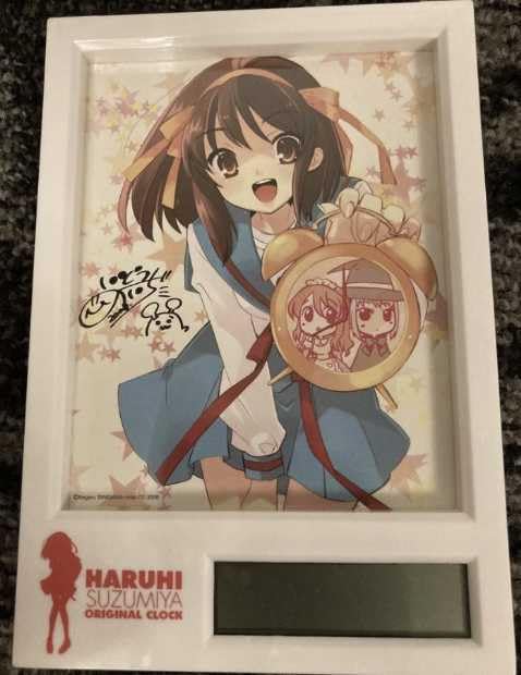 涼宮ハルヒの憂鬱　目覚まし時計 Amazon.co.jp: 涼宮ハルヒの憂鬱 フォトスタンドクロック時計 : ホビー