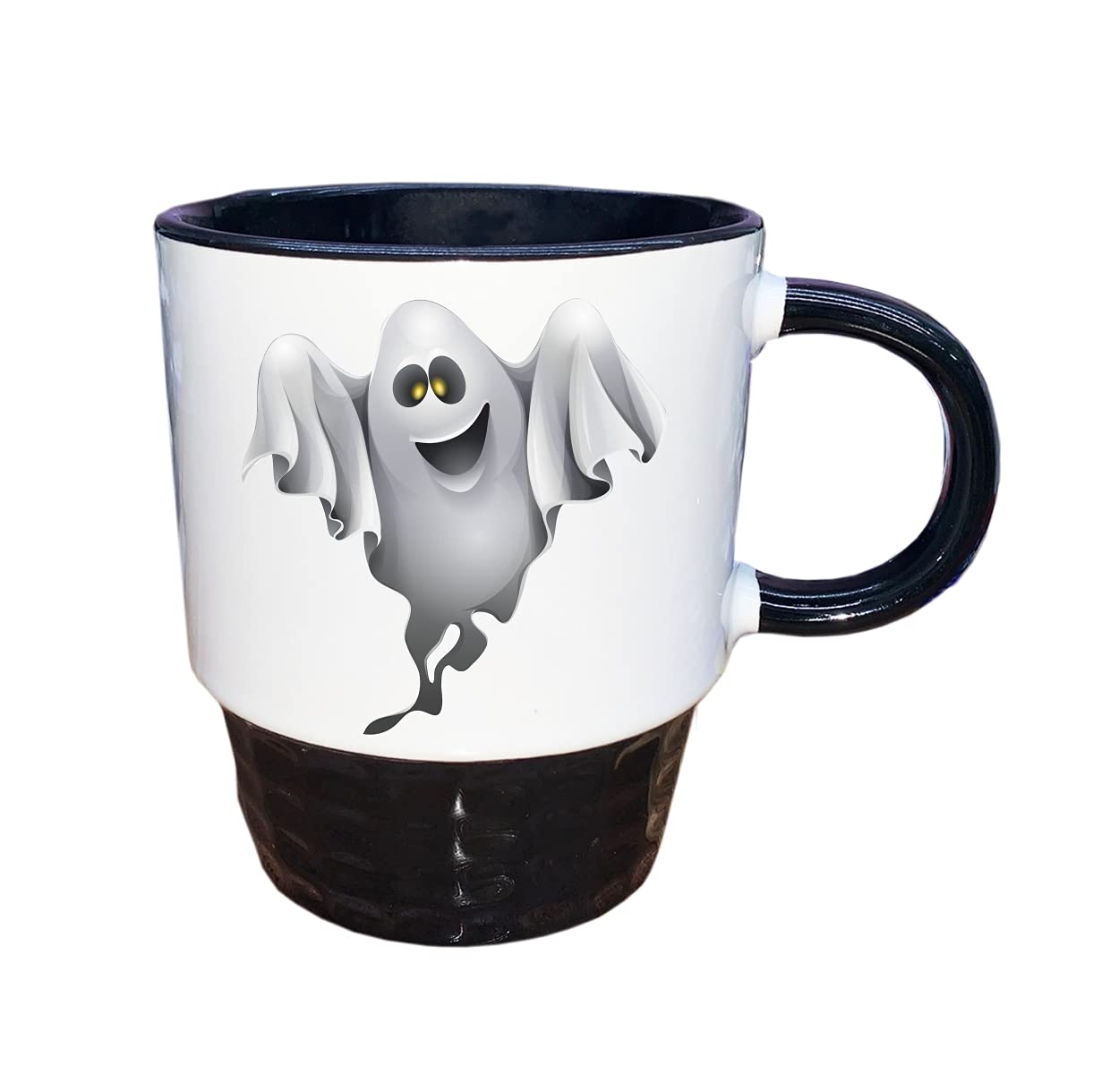 MGT - Ghost Half Tone Black Mug - HT020