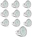 Produktbild 10er Pack GU10 5W LEDs Reflektordurchmesser 50mm kaltweiß 6500K 450 Lumen Abstrahlwinkel 120Grad passend für Einbaustrahler GU10 Lampen Deckenspot